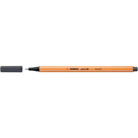 Fineliner Stabilo Point 88® 0,4 mm grigio nerastro 88/97